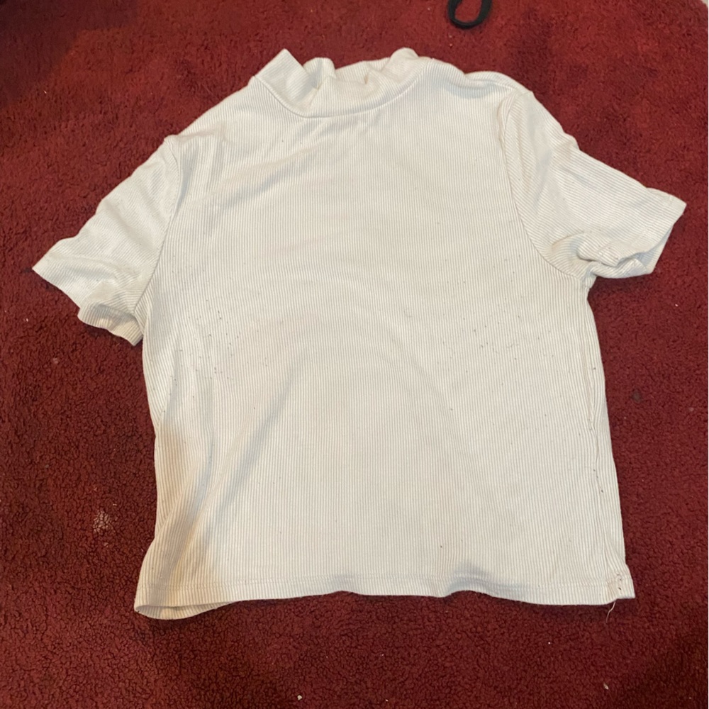 White Top with Turtle Neck